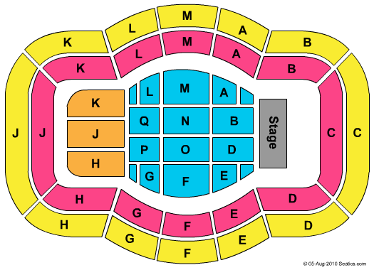 Festhalle - Frankfurt End Stage Seating Chart